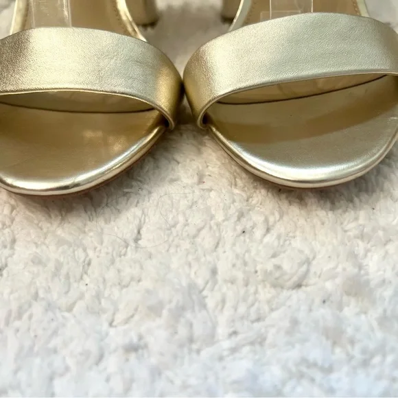 Sam Edelman Yaro Sandal Women's gold bronze Leather Ankle Strap holidays 9M - Picture 5 of 11